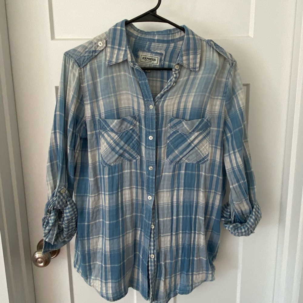 Blue flannel